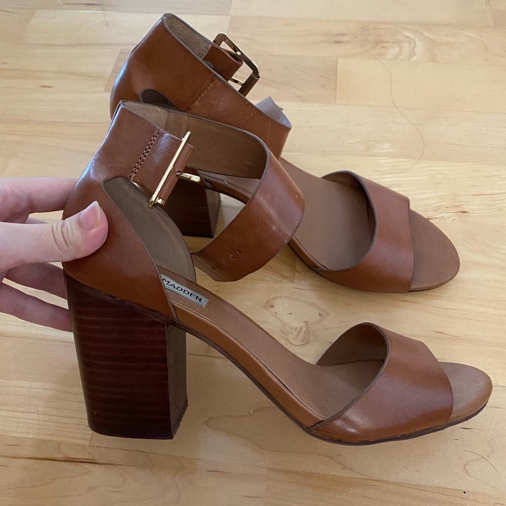 Steve Madden Open-toed Chunky Heel